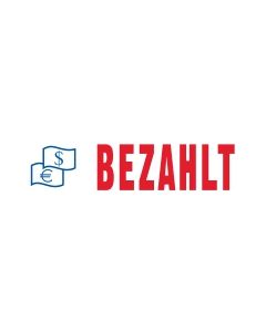 Lagertext "Bezahlt"