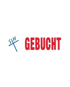 Lagertext "Gebucht"