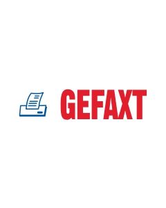 Lagertext "Gefaxt"